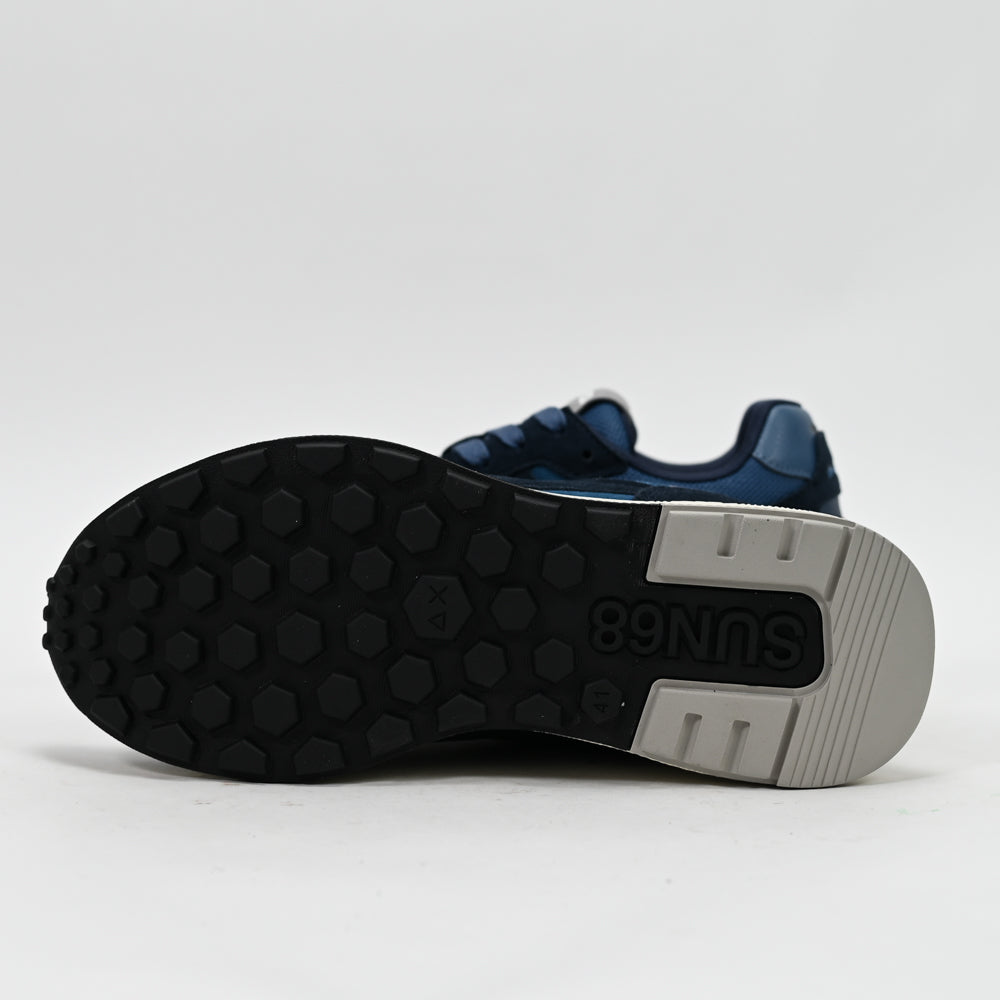 SUN68 Sun Daddy Men's Sneakers, Navy Blue