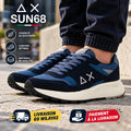 SUN68 Sun Daddy Men's Sneakers, Navy Blue