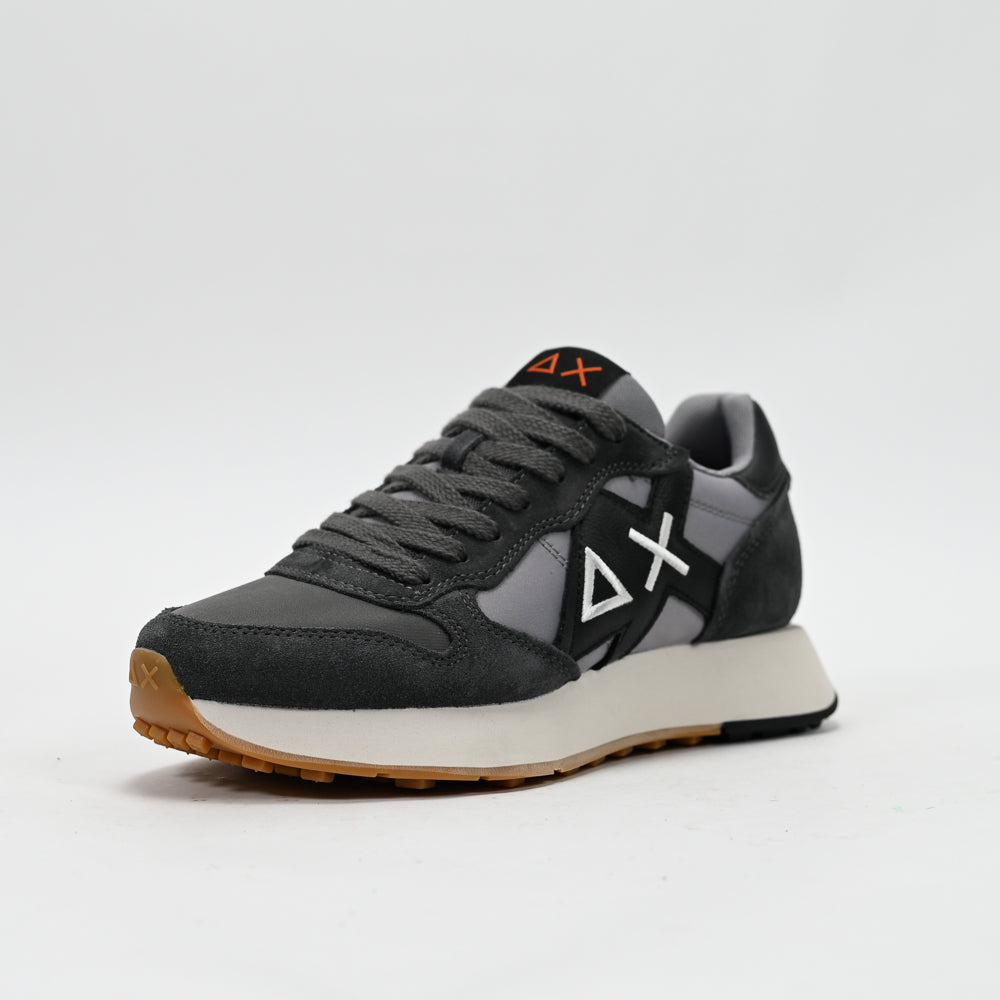 SUN68 Jaki Bicolor Men's Sneakers, Dark Grey