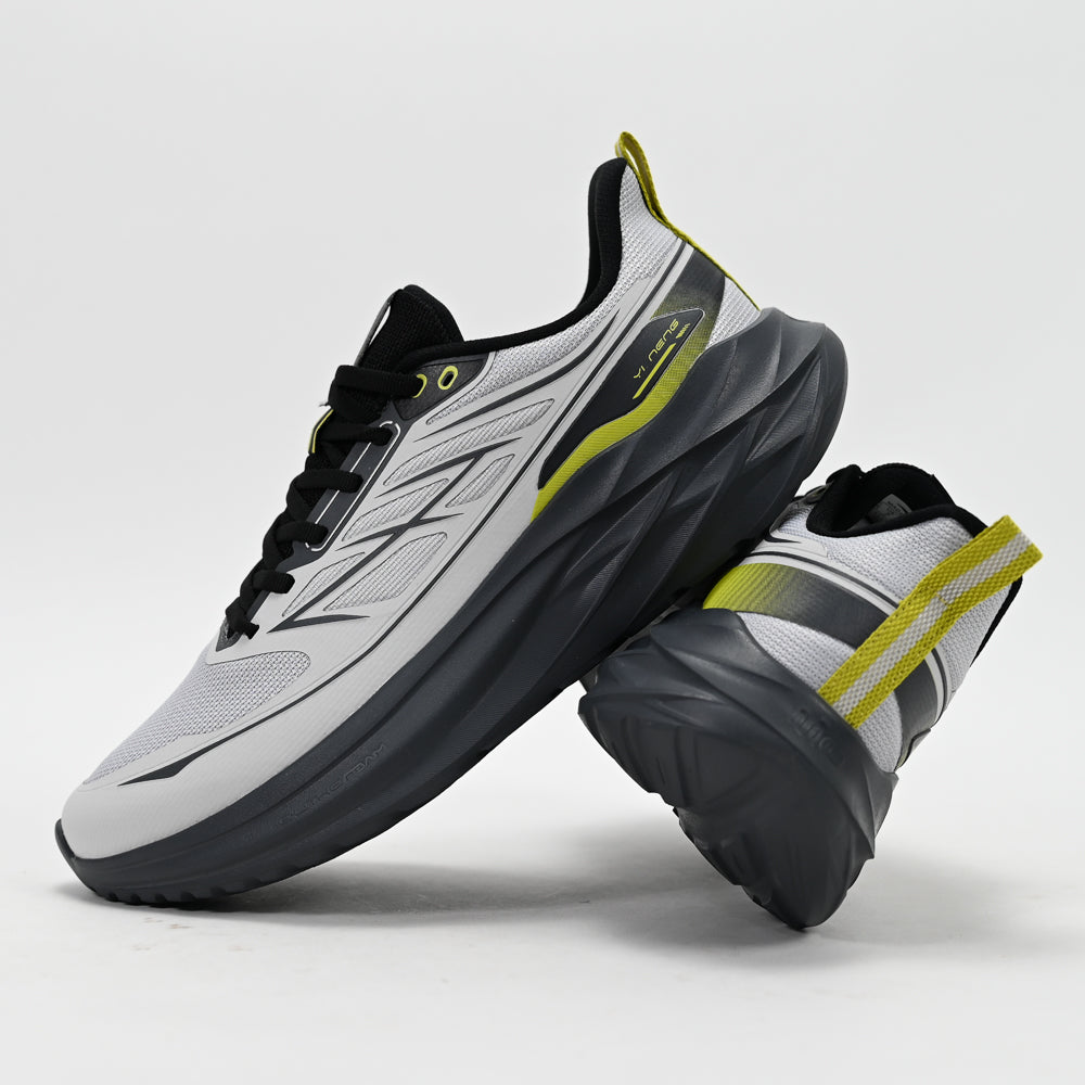 ERKE Men's Running Shoes, Grey/Charcoal