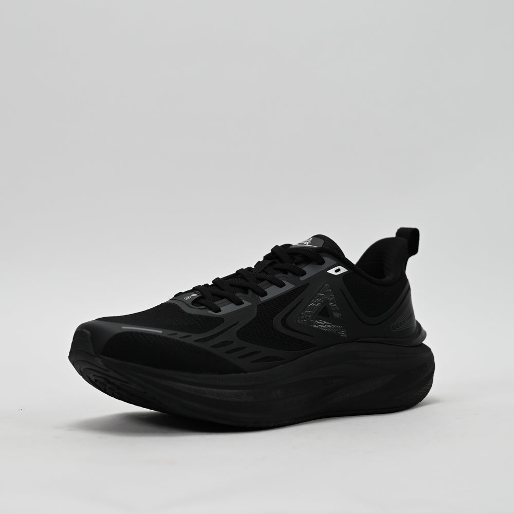 PEAK Taichi Cushion Running Shoes, All Black