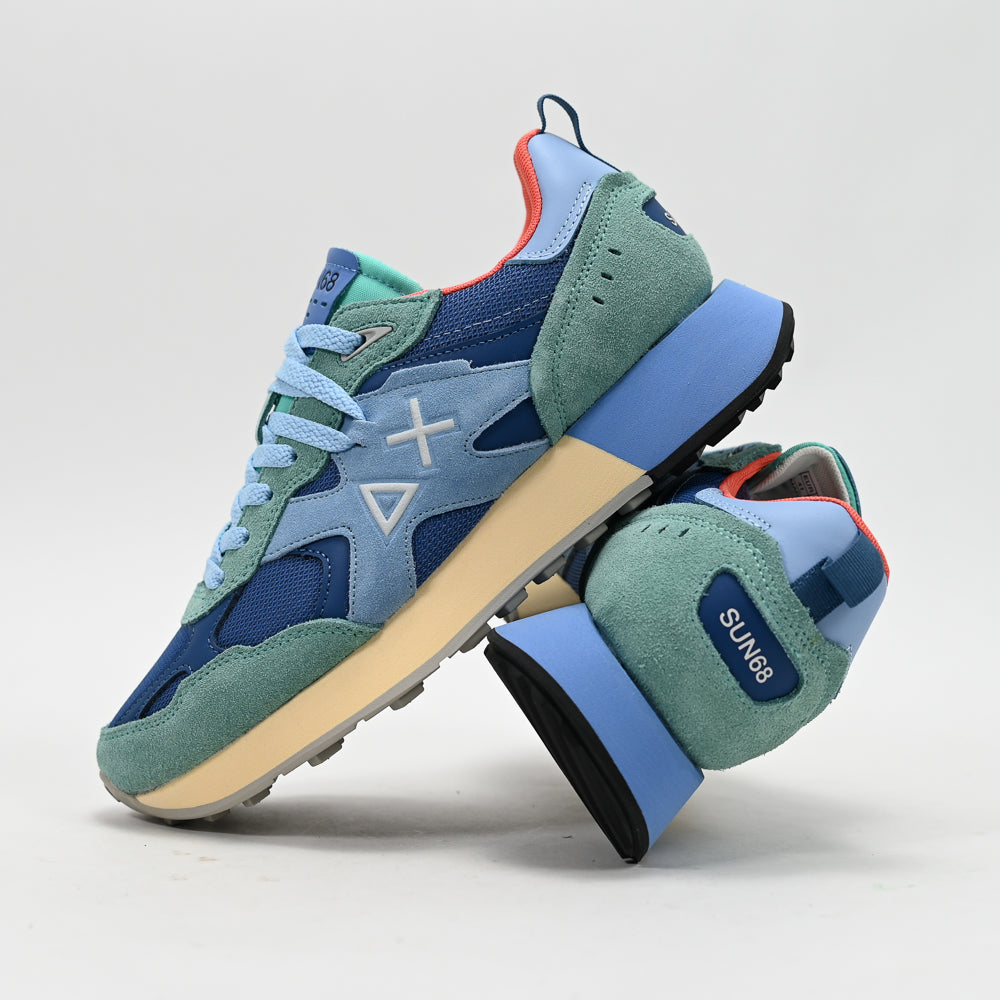 SUN68 Jaki Outdoor Sneakers, Aqua