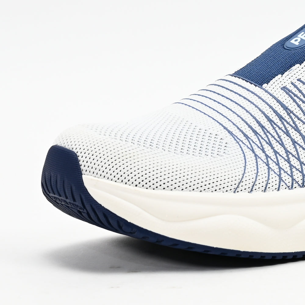 PEAK Casual Shoes, White/Navy