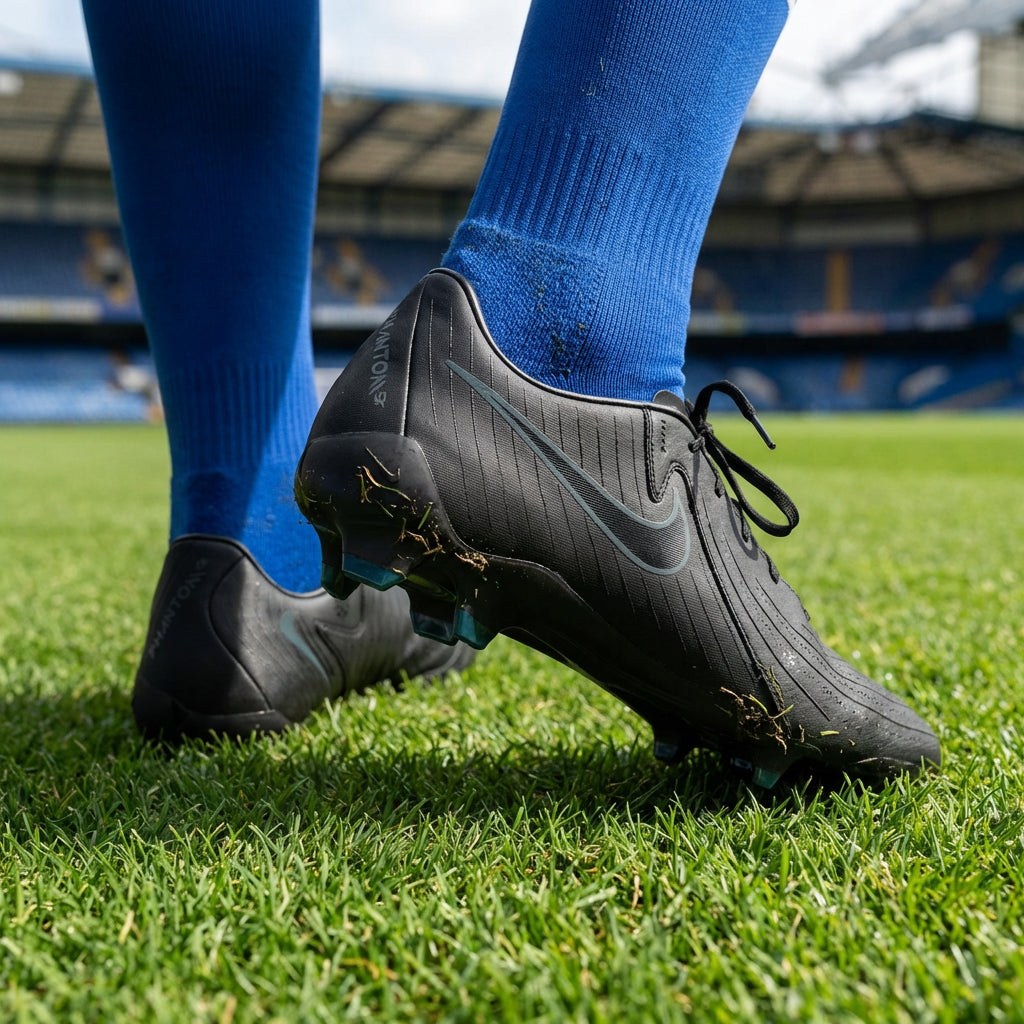 Nike Phantom GX 2 Academy Firm Ground Cleats  Black/Deep Jungle