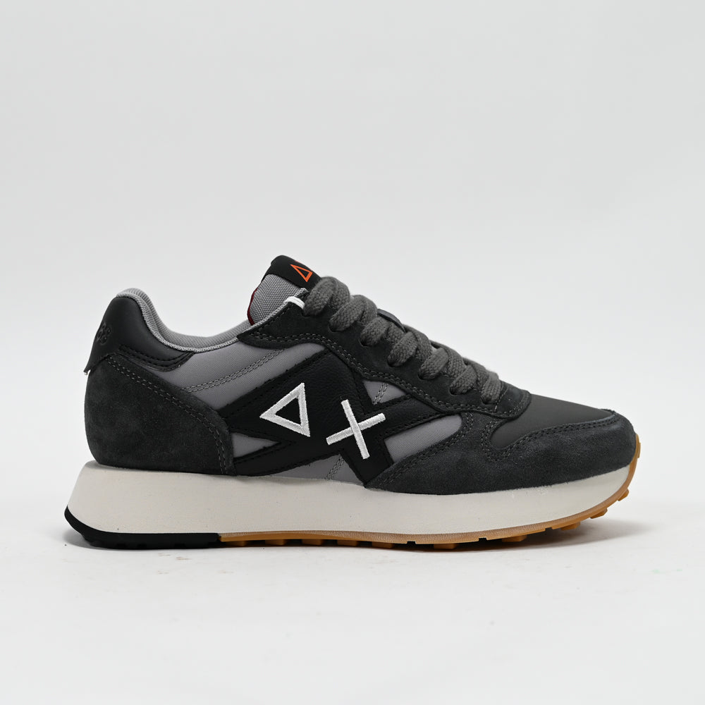SUN68 Jaki Bicolor Men's Sneakers, Dark Grey