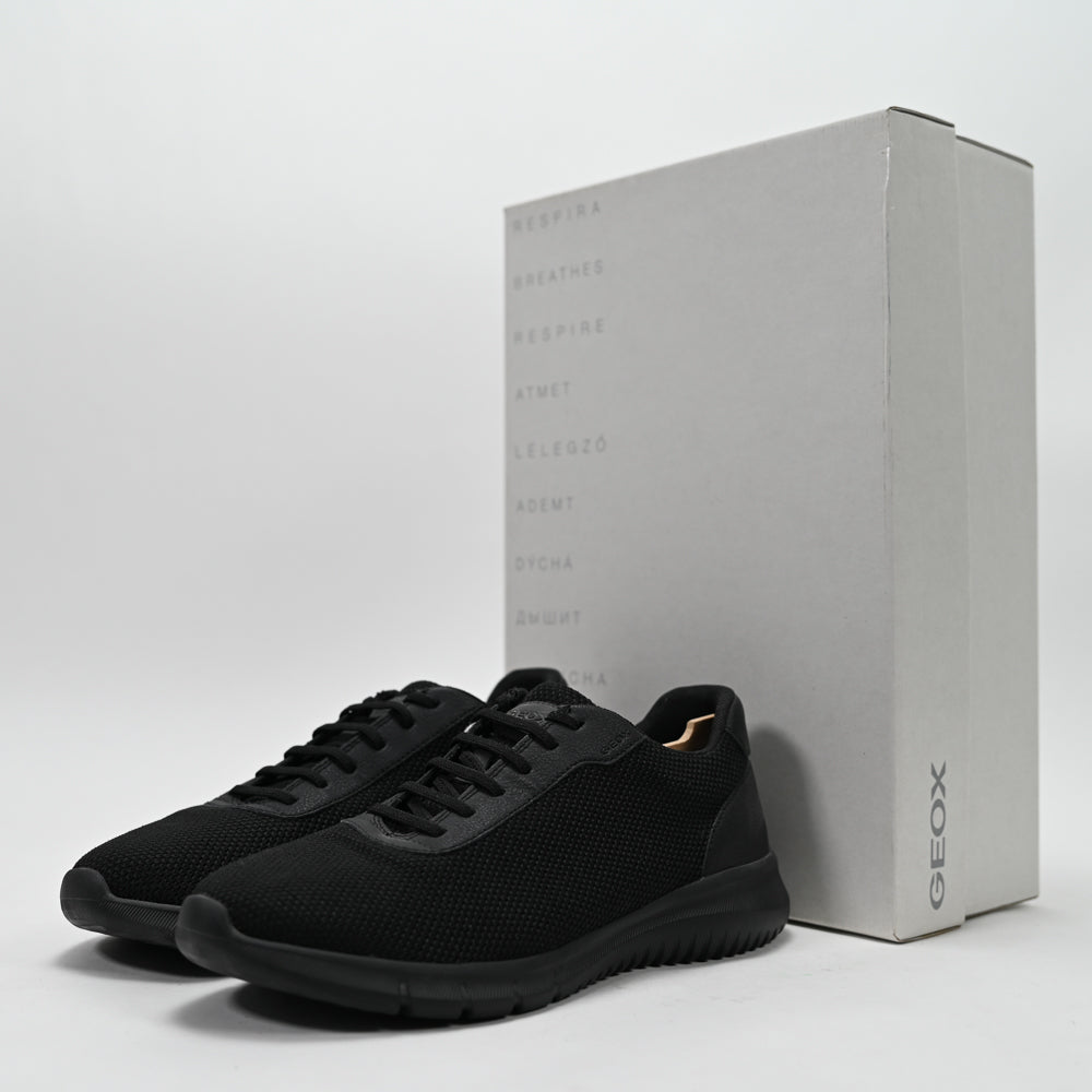 Geox Monreale Men's Low Shoes, Black