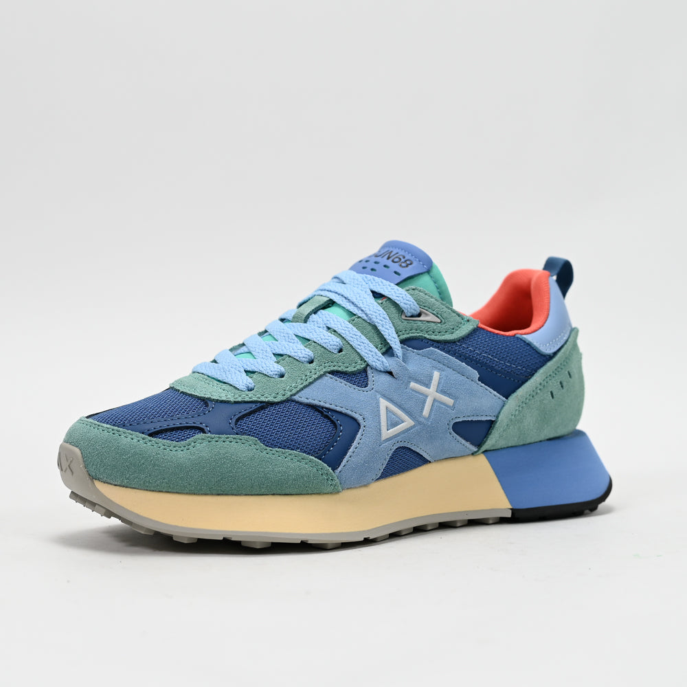SUN68 Jaki Outdoor Sneakers, Aqua