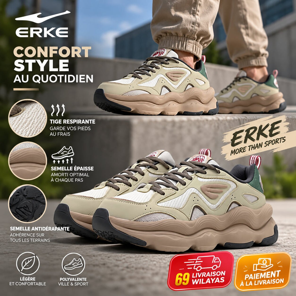 ERKE Hanbao Men's Running Sneakers