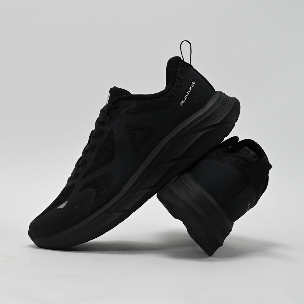 PEAK TaiChi Running Shoes, All Black