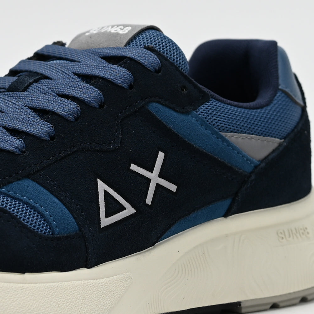 SUN68 Sun Daddy Men's Sneakers, Navy Blue