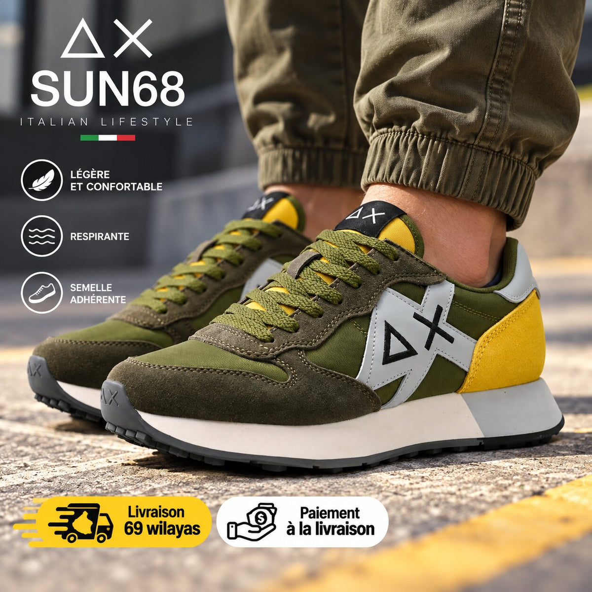 SUN68 Men's Sneakers