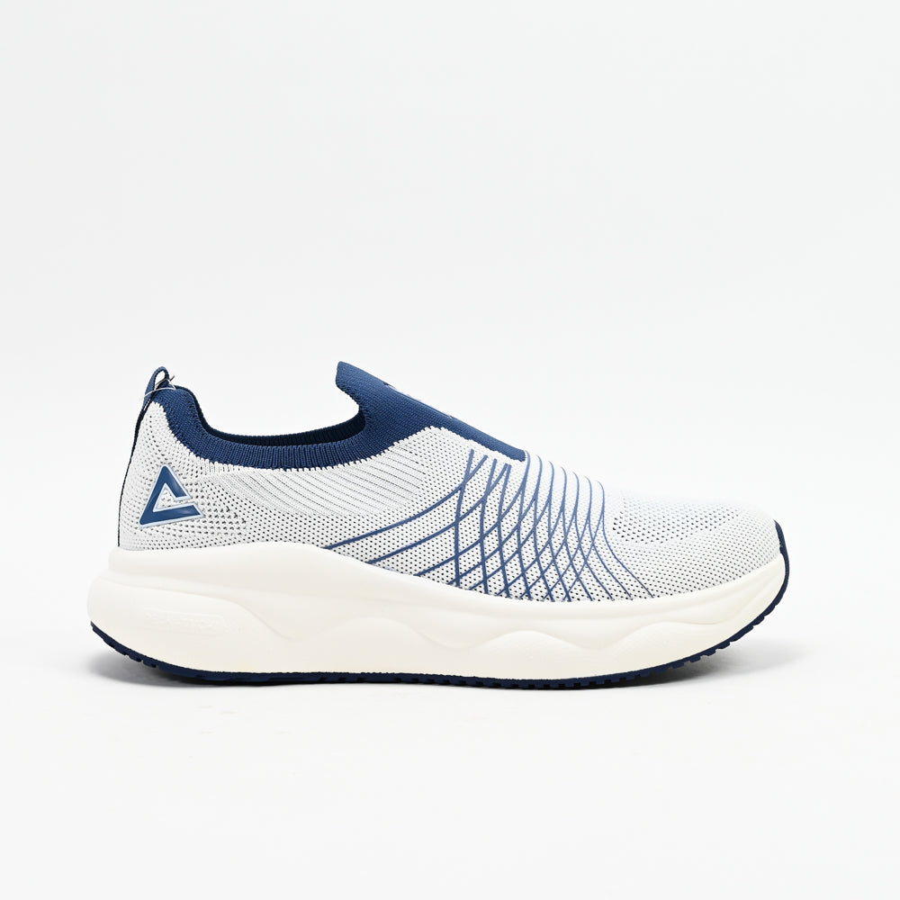 PEAK Casual Shoes, White/Navy