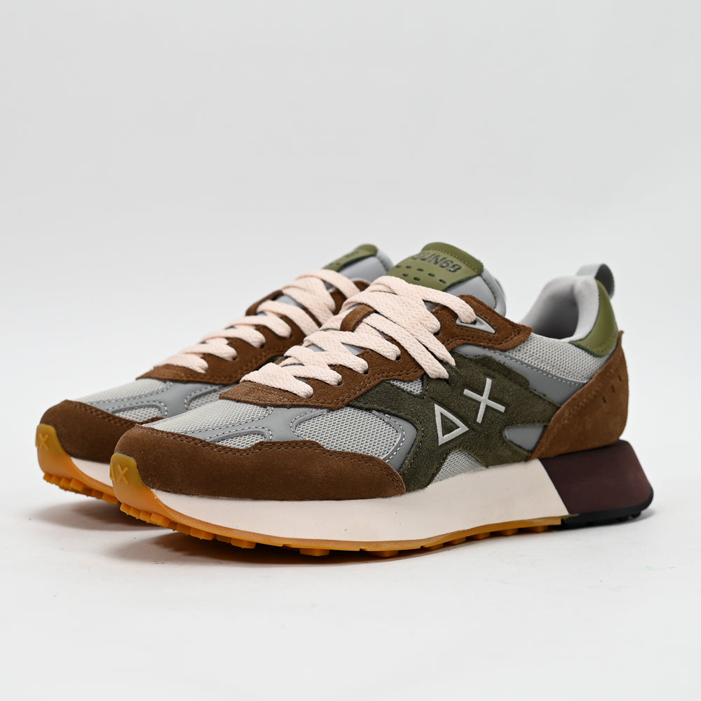 SUN68 Jaki Outdoor Sneakers, Brown