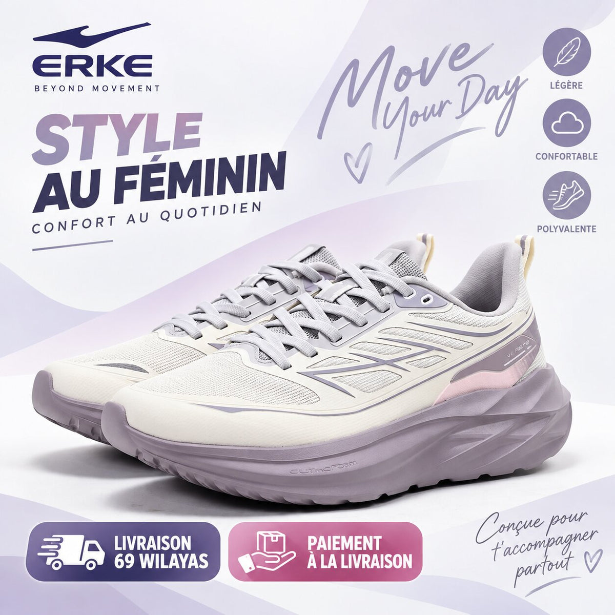 ERKE Women's Running Shoes