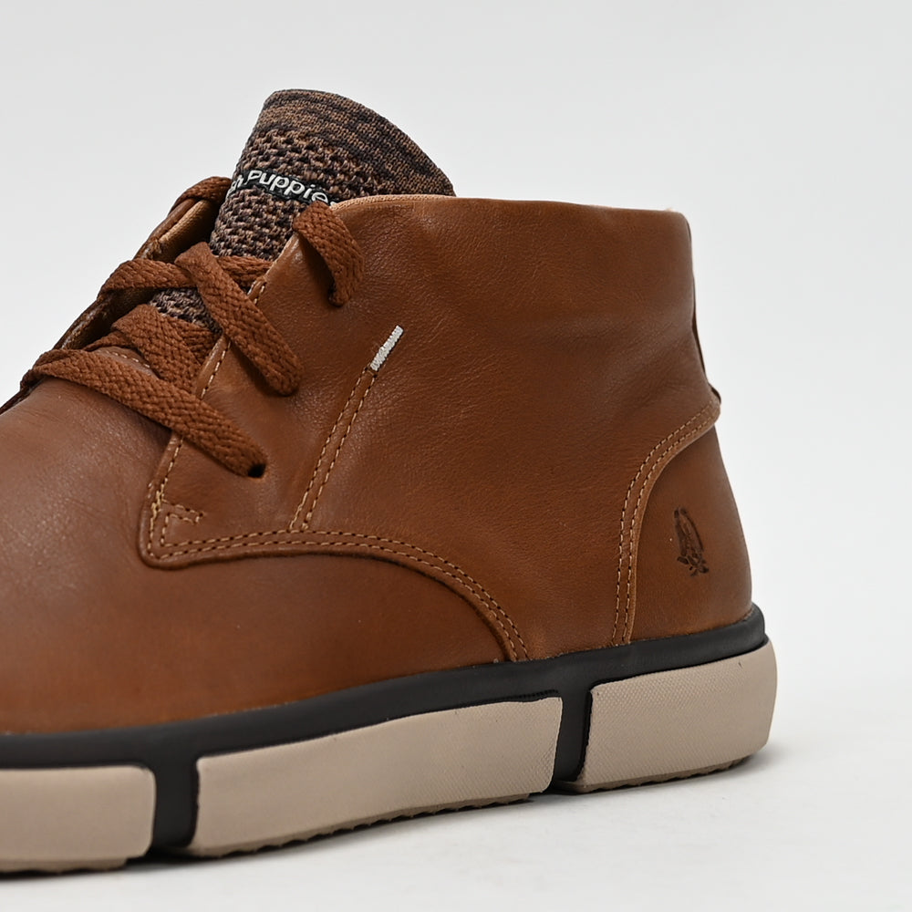 Hush Puppies Briggs Men's Leather Boots, Brown