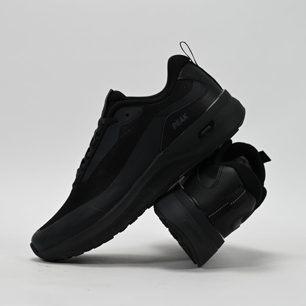 PEAK Walking Shoes, All Black