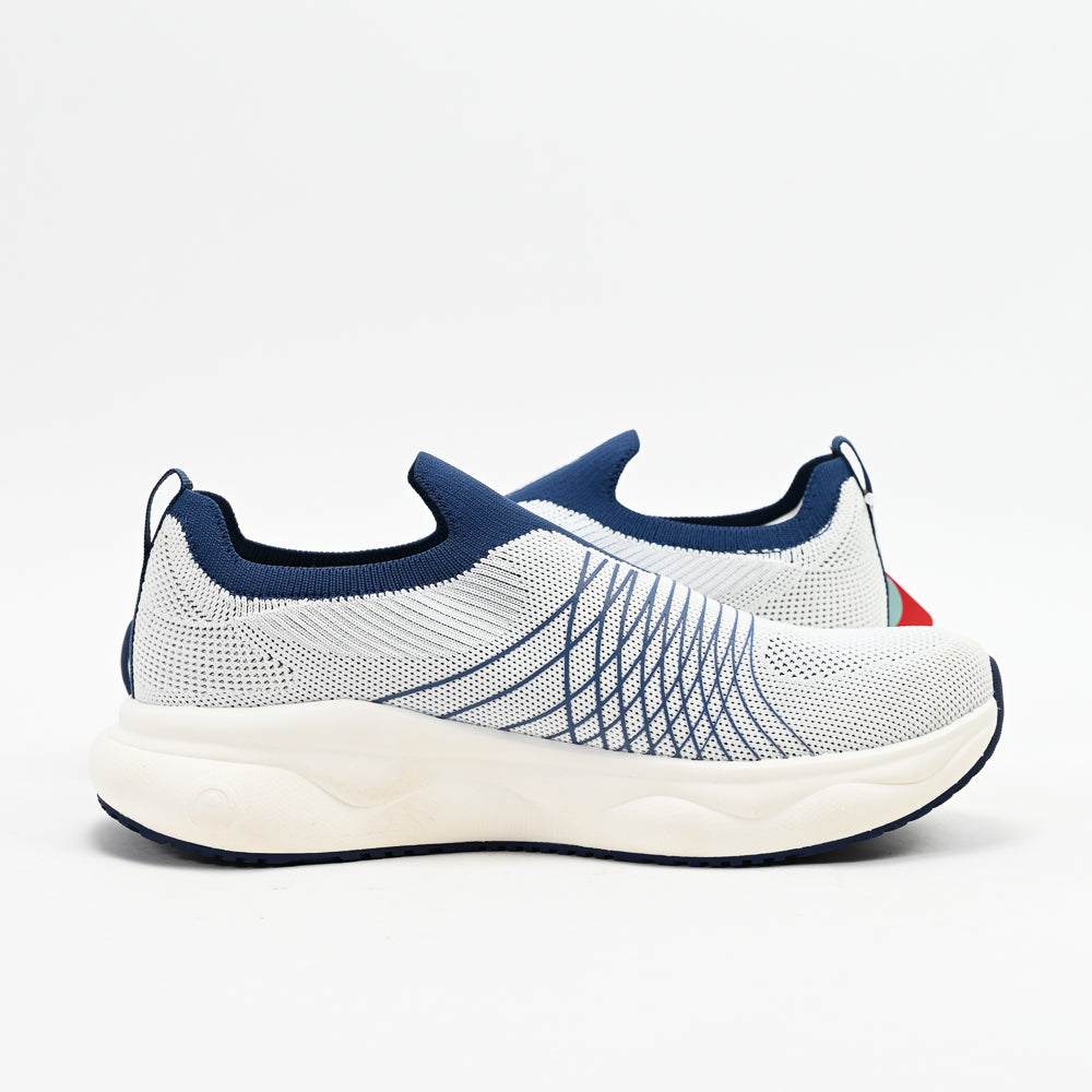 PEAK Casual Shoes, White/Navy