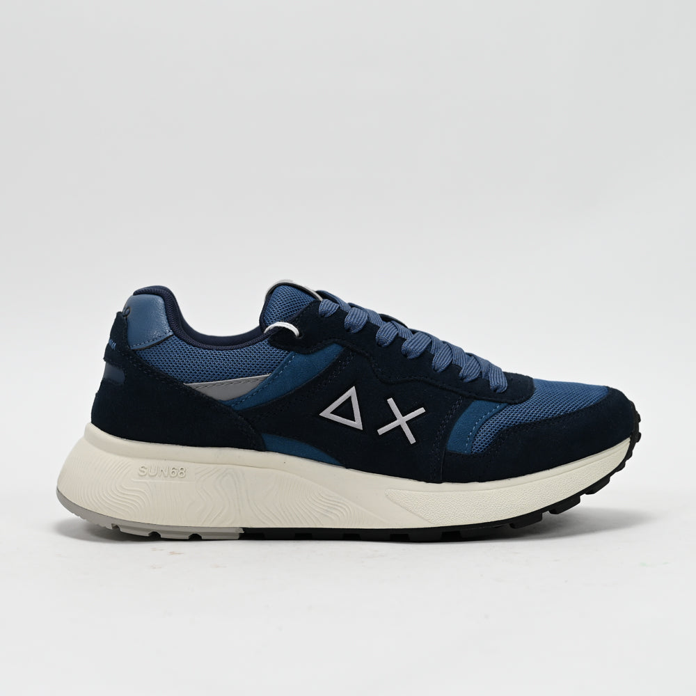 SUN68 Sun Daddy Men's Sneakers, Navy Blue