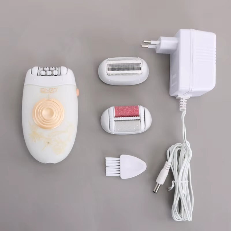ENZO Épilateur et Rasoir Électrique 3 en 1 Rechargeable