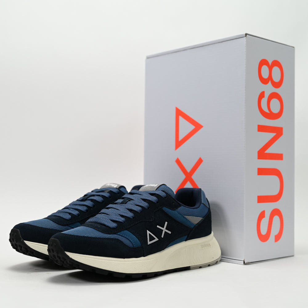 SUN68 Sun Daddy Men's Sneakers, Navy Blue