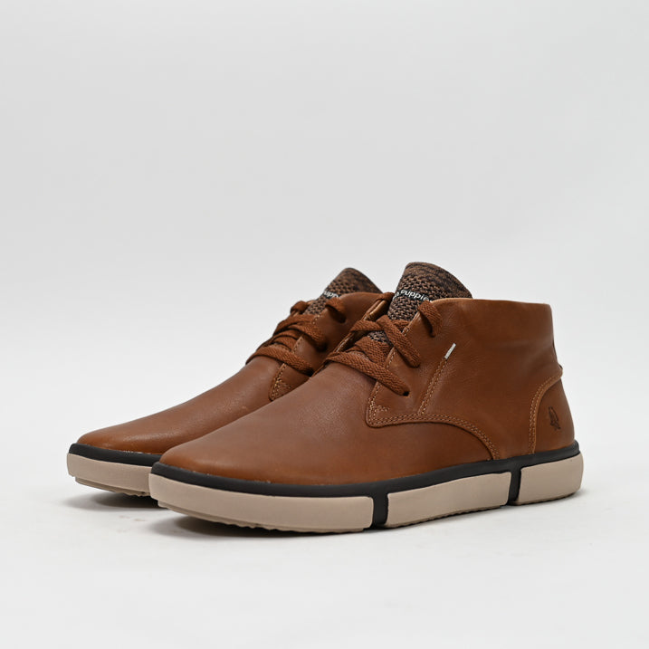 Hush Puppies Briggs Men's Leather Boots, Brown