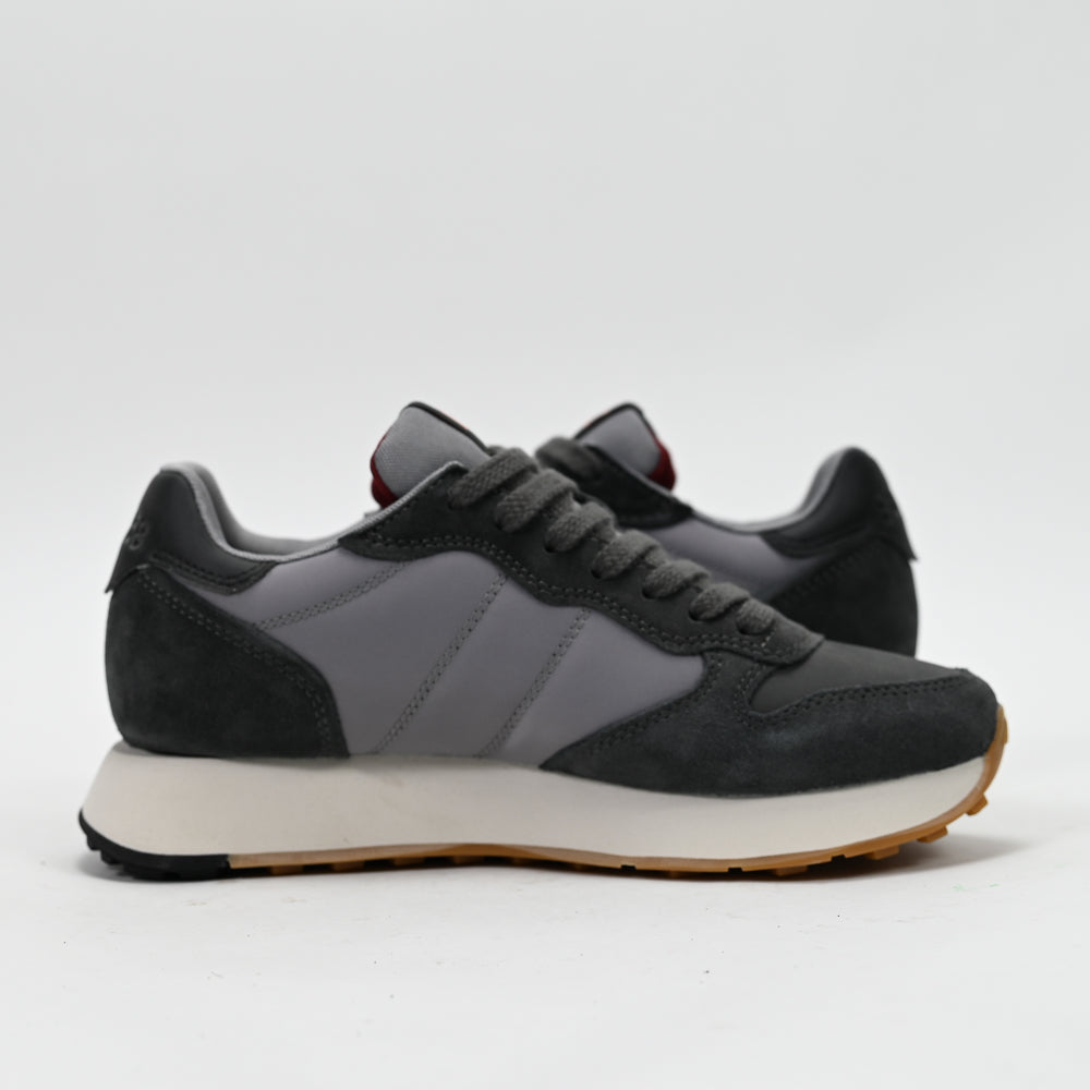 SUN68 Jaki Bicolor Men's Sneakers, Dark Grey
